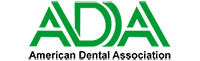 The image displays a logo with the letters 'ADA' in green against a light background, accompanied by a stylized graphic element.